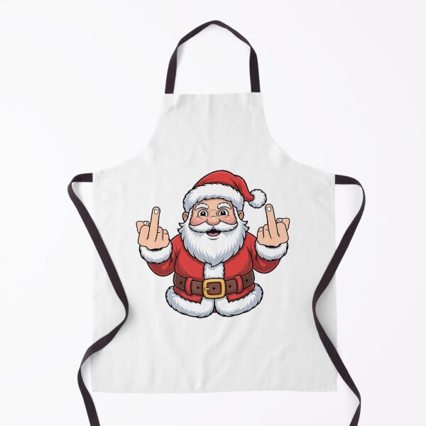Item preview, Santa Middle Finger, Funny Christmas Gift, Naughty Santa Claus, Offensive Christmas Humor Shirt, Holiday Party Santa Gift designed and sold by NobelT.