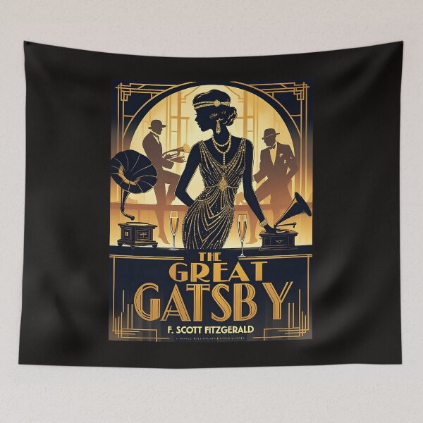 Item preview, A Vintage Poster Of The Great Gatsby - F. Scott Fitzgerald designed and sold by ChenetraBoy.