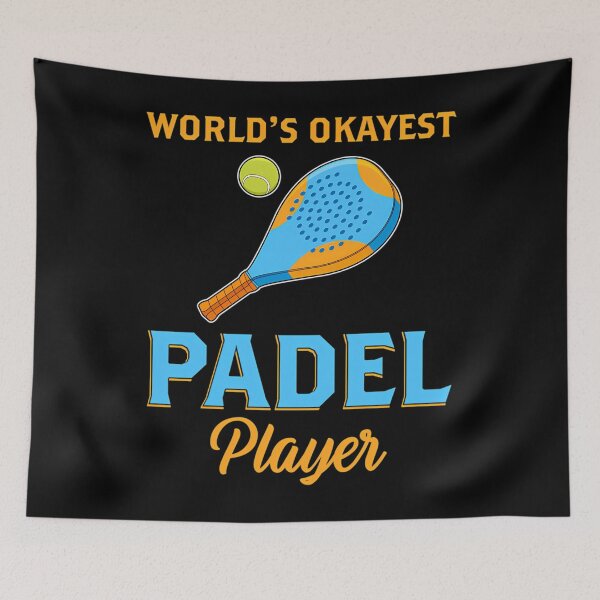 Item preview, Funny Paddleball World'S Okayest Padel Player Print designed and sold by CAMPBELSAMM.