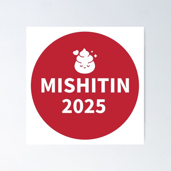 Item preview, MISHITIN FUNNY CUTE LOGO designed and sold by GiuseppeGiorno.