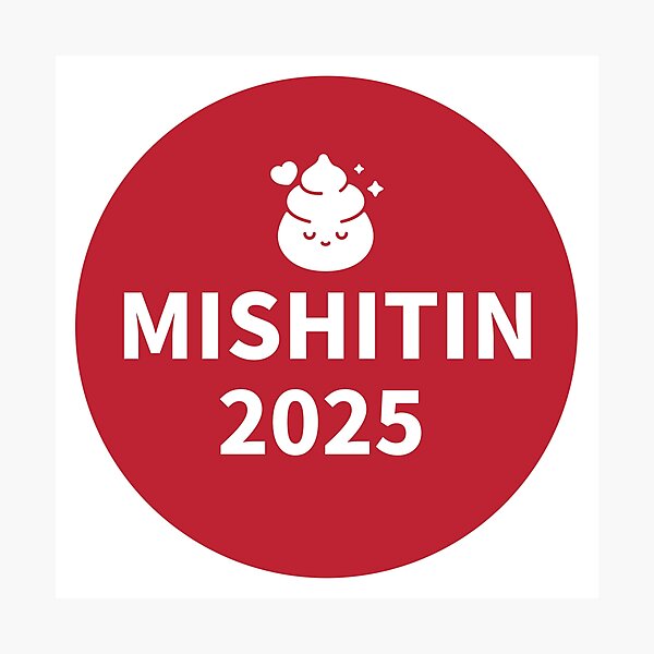 Item preview, MISHITIN FUNNY CUTE LOGO designed and sold by GiuseppeGiorno.