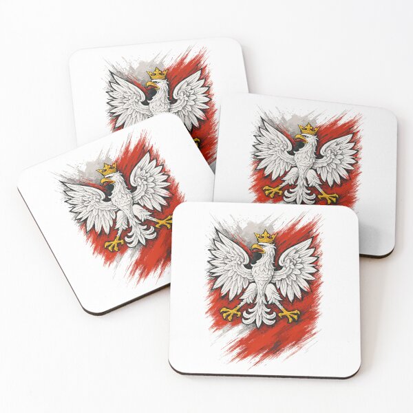 Item preview, Poland Polska eagle flag red white patriotism crown coat of arms gift designed and sold by Pineapple-Tree.