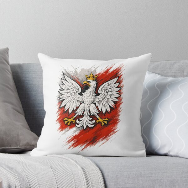 Item preview, Poland Polska eagle flag red white patriotism crown coat of arms gift designed and sold by Pineapple-Tree.