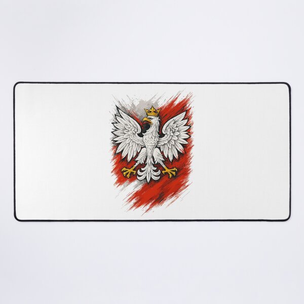 Item preview, Poland Polska eagle flag red white patriotism crown coat of arms gift designed and sold by Pineapple-Tree.