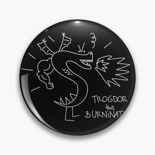 Item preview,  Trogdor The Burninator Black designed and sold by ChenetraBoy.