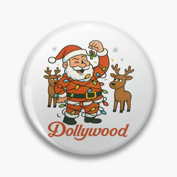 Item preview, Naughty Husband Lost in Dollywood Lights – Funny Christmas Santa Claus Design designed and sold by Globalcitytees.