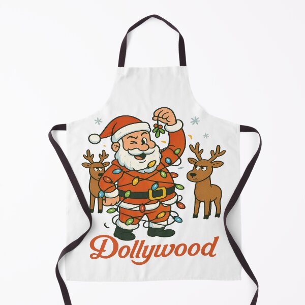 Item preview, Naughty Husband Lost in Dollywood Lights – Funny Christmas Santa Claus Design designed and sold by Globalcitytees.