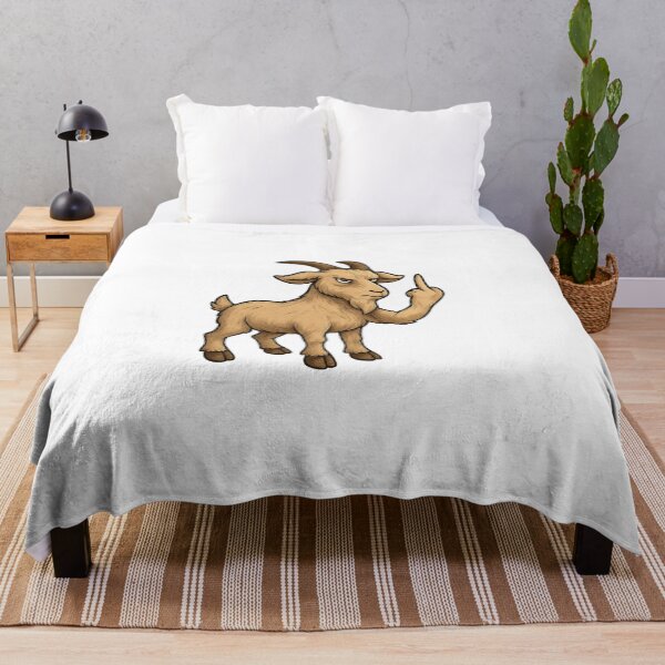 Item preview, Goat Middle Finger | Funny Meme Animal | Sarcastic Goat Attitude Illustration designed and sold by Fleetwood1994.