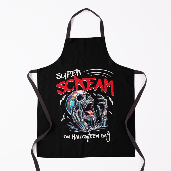 Item preview, Funny Ghost “super Scream on Halloween day”, Halloween 2025 designed and sold by Yucku1.