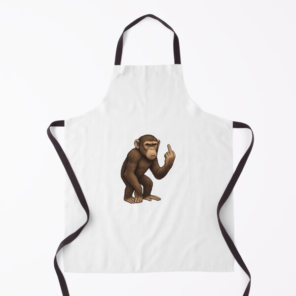Item preview, Monkey Middle Finger | Funny Sarcastic Animal Meme | Rude Primate Art designed and sold by Fleetwood1994.