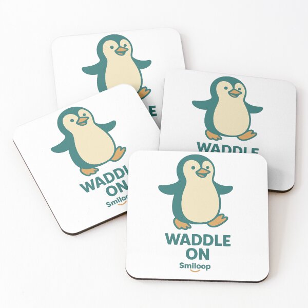 Item preview, Waddle On – Cute Penguin Design designed and sold by Smiloop Kivivi.