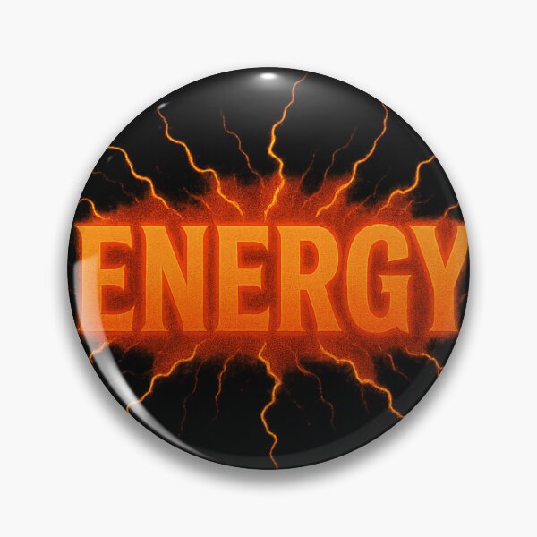 Item preview, “ENERGY – Fiery Power Unleashed” designed and sold by DailyVibesCo.