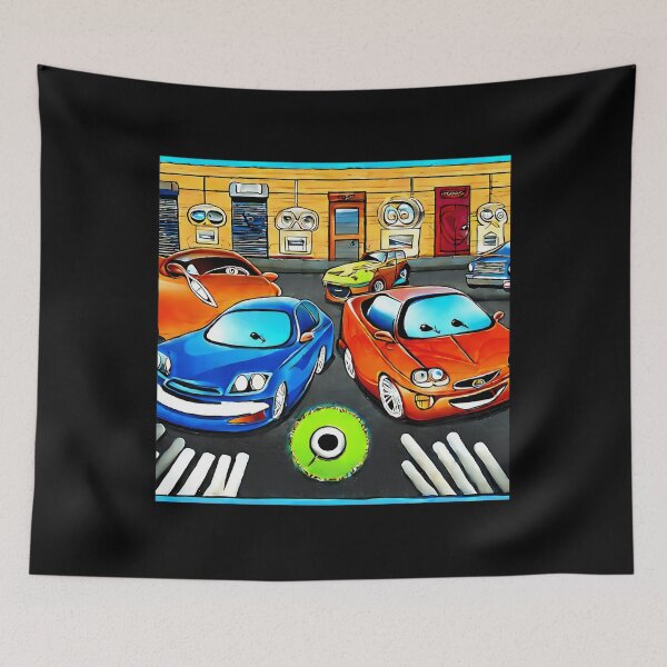 Item preview, Cartoon Colorfull Cars designed and sold by StoreArtSquirm.