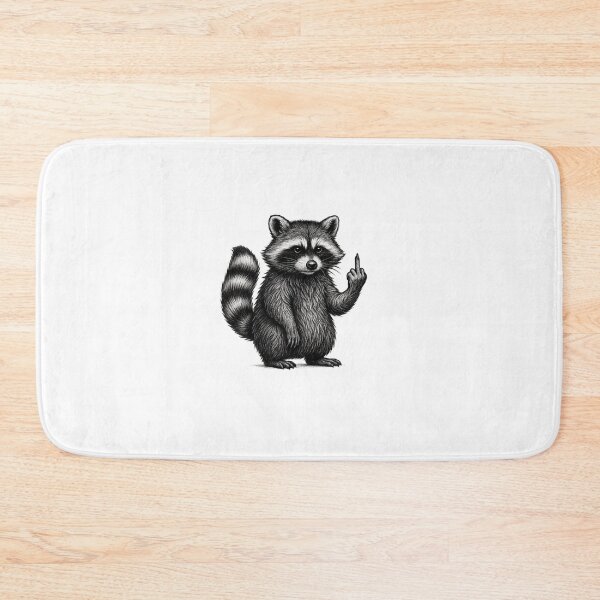 Item preview, Raccoon Middle Finger | Funny Rude Animal Meme | Sarcastic Trash Panda Art designed and sold by Fleetwood1994.