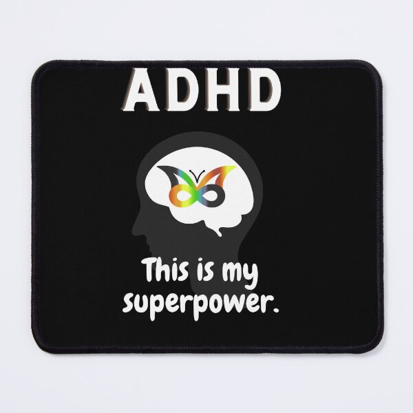 Item preview, ADHD: That's My Superpower - Neurodiversity Pride Graphic Tee designed and sold by Moyeri.