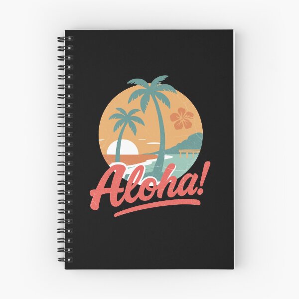 Item preview, Aloha Hawaii Retro Tropical Sunset designed and sold by FeFoFum.