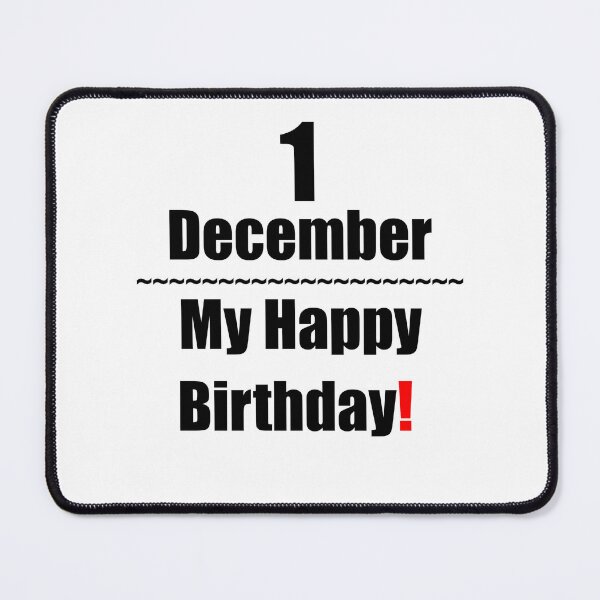 Item preview, 1 December Birthday designed and sold by ariksworld.