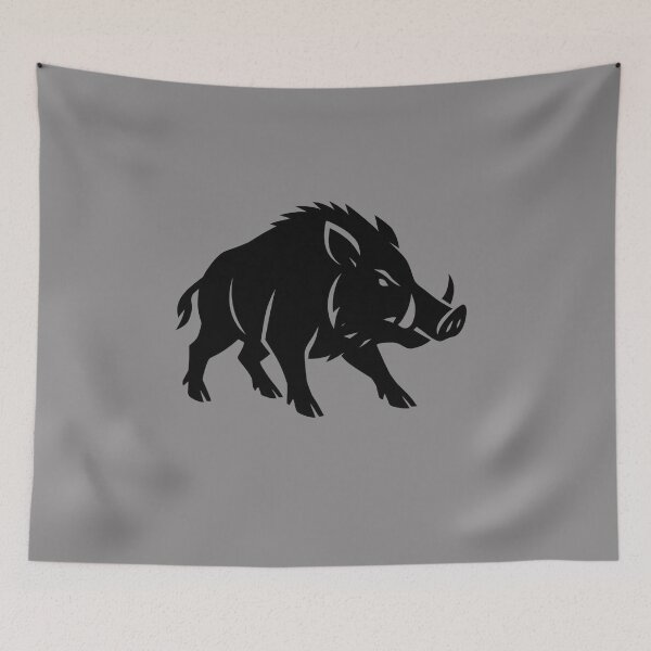 Item preview, Sleek Boar Silhouette designed and sold by ArtistEmbrace.