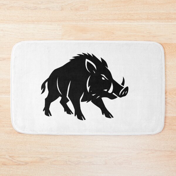 Item preview, Sleek Boar Silhouette designed and sold by ArtistEmbrace.
