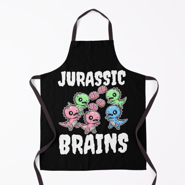 Item preview, JURASSIC BRAINS - ZOMBIE HALLOWEEN designed and sold by KEF Custom.