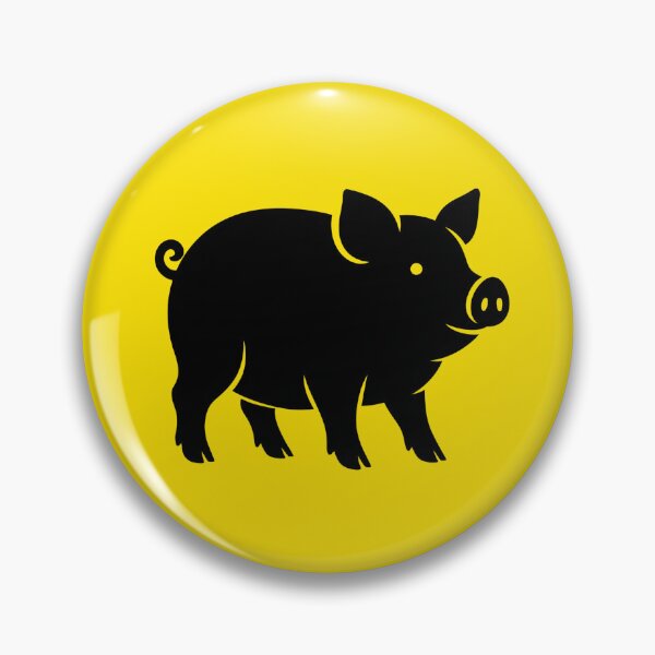 Item preview, Sleek Pig Silhouette designed and sold by ArtistEmbrace.