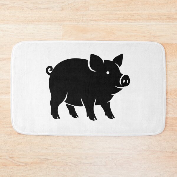 Item preview, Sleek Pig Silhouette designed and sold by ArtistEmbrace.