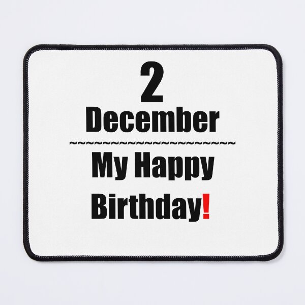 Item preview, 2 December Birthday designed and sold by ariksworld.