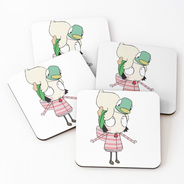 Item preview, Her and Duck Friend Girl Vintage Cartoon Cute Pet Little designed and sold by WittEstella86.