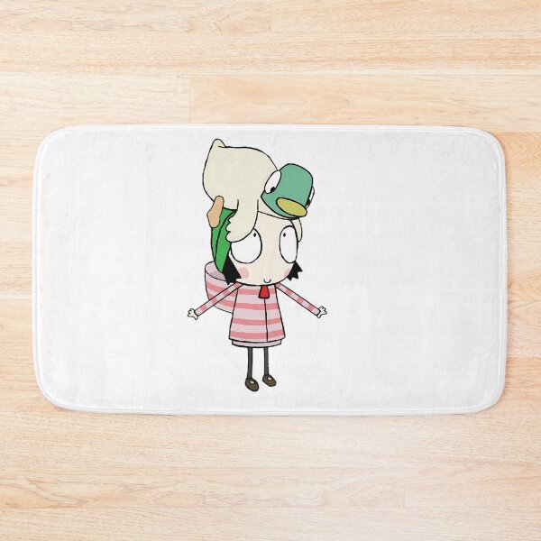 Item preview, Her and Duck Friend Girl Vintage Cartoon Cute Pet Little designed and sold by WittEstella86.