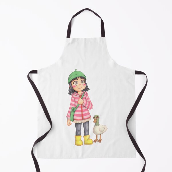 Item preview, Pet Girl Her Cute Little Duck and Friend Vintage Cartoon designed and sold by WittEstella86.