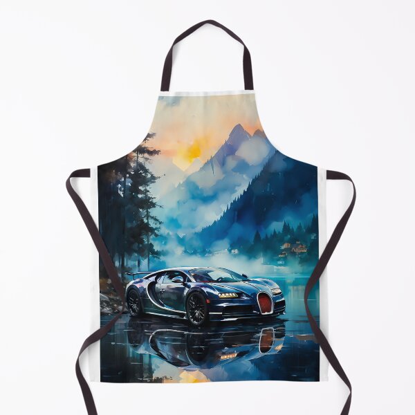 Item preview, Misty Mountain Lake Scene Creates Serenity Around A Car designed and sold by RevUpDesign.