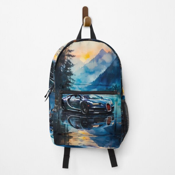 Item preview, Misty Mountain Lake Scene Creates Serenity Around A Car designed and sold by RevUpDesign.