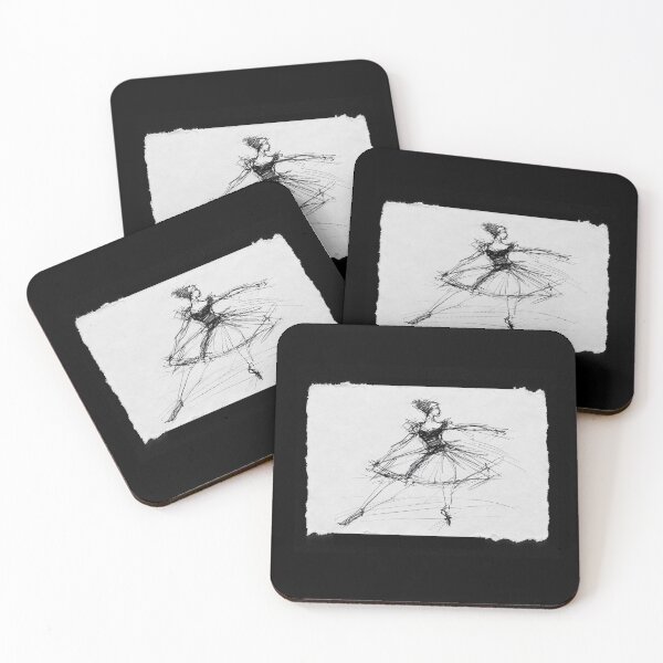 Item preview, Elegant Abstract Ballerina Sketch designed and sold by SleekLineSketches.