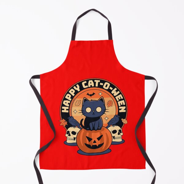 Item preview, Halloween Funny Cat “Happy Cat-O-Ween”, Halloween 2025 designed and sold by Yucku1.