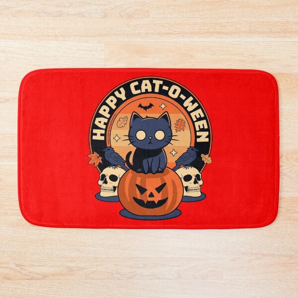 Item preview, Halloween Funny Cat “Happy Cat-O-Ween”, Halloween 2025 designed and sold by Yucku1.