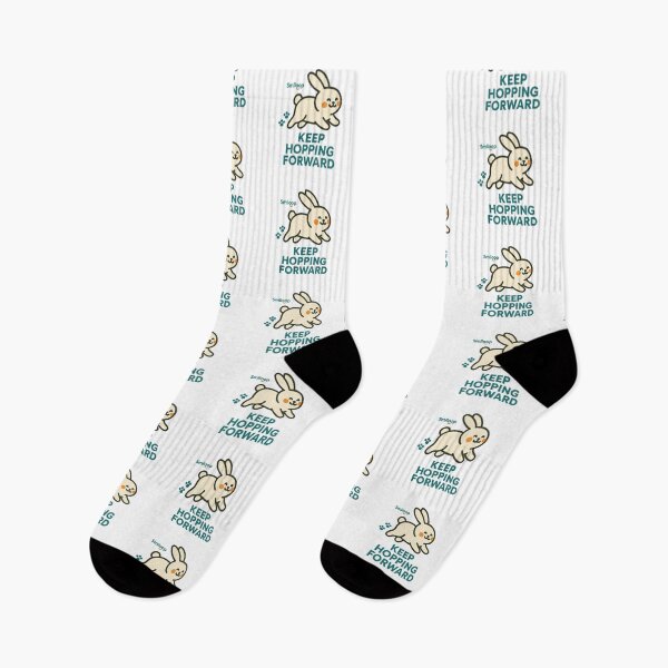 Item preview, Keep Hopping Forward – Motivational Bunny Design designed and sold by Smiloop Kivivi.