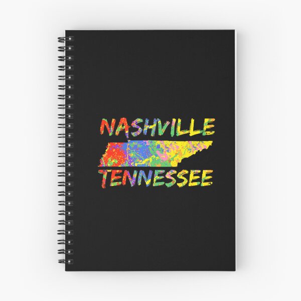 Item preview, Nashville Tennessee Colorful Paint State Outline Nashville designed and sold by haiderleivart.