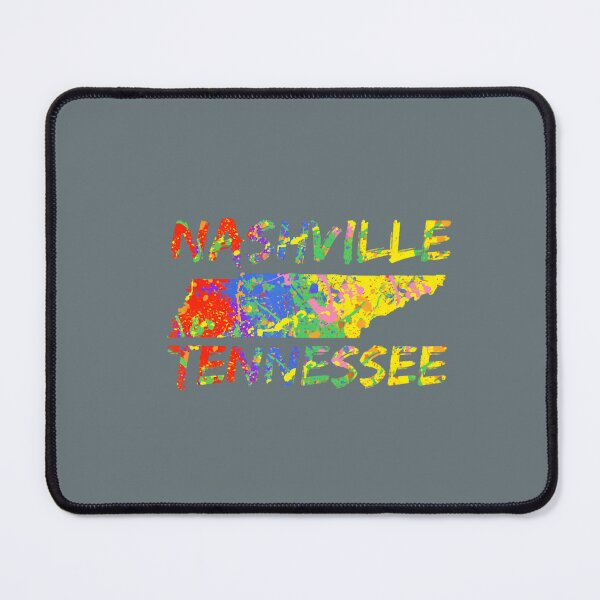Item preview, Nashville Tennessee Colorful Paint State Outline Nashville designed and sold by haiderleivart.