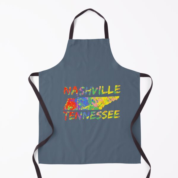 Item preview, Nashville Tennessee Colorful Paint State Outline Nashville designed and sold by haiderleivart.