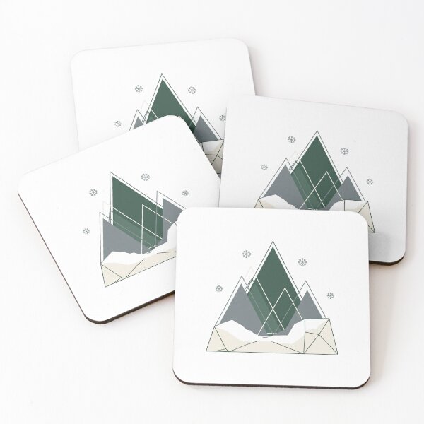 Item preview, Geometric Mountain Landscape designed and sold by Pitujuck Kachanond.