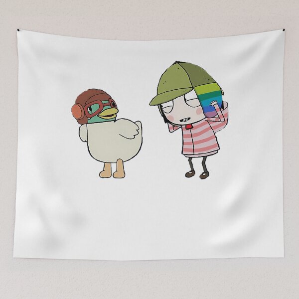 Item preview, Vintage Girl Pet Little Her Duck Cute and Cartoon Friend designed and sold by WittEstella86.