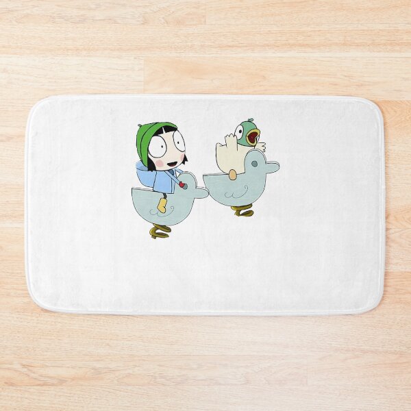 Item preview, Girl Cartoon Pet Vintage Her and Little Cute Duck Friend designed and sold by WittEstella86.