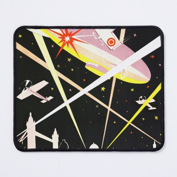 Item preview, Vintage Art Deco Movie Poster | The Sky Hawk | Luftens Ornar | Zeppelin Attack | Aviation Drama & Adventure Art designed and sold by artofuniverse.