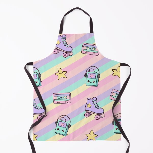 Item preview, Kawaii Retro 80’s Vibes – Pastel Pattern designed and sold by Magsu.art.