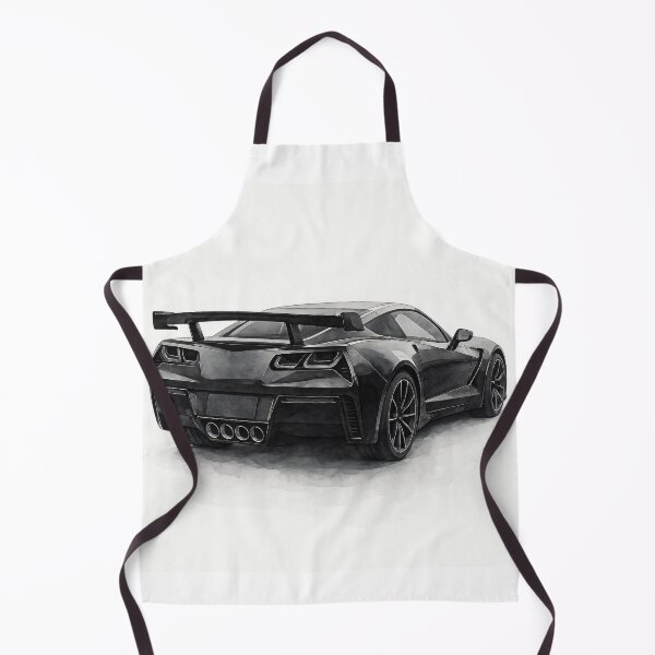 Item preview, Monochrome Illustration Captures Wide Stance Sports Car designed and sold by RevUpDesign.
