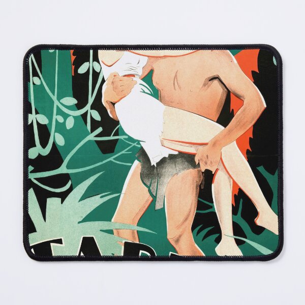 Item preview, Vintage Tarzan the Ape Man Movie Poster | Art Deco Style | Johnny Weissmuller | Jungle Adventure & Romance designed and sold by artofuniverse.
