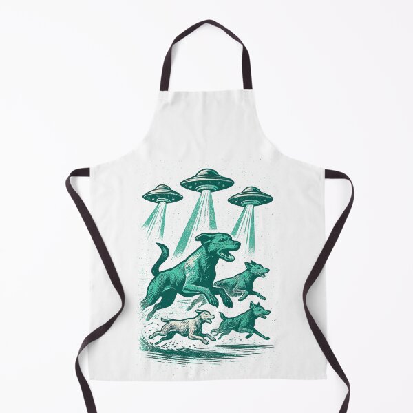 Item preview, Alien UFOs UFO Galactic Dogs Beam Retro Green Gift designed and sold by Pineapple-Tree.