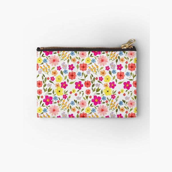 Item preview, Bright floral Illustrated Watercolour Pattern designed and sold by Monie Illustrates.