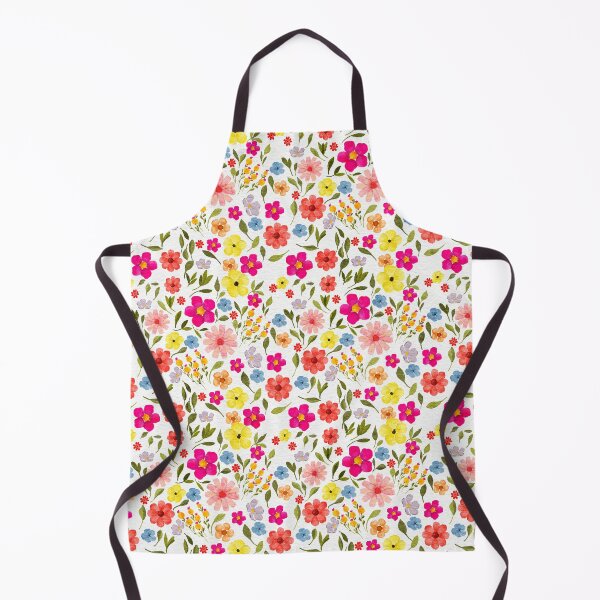 Item preview, Bright floral Illustrated Watercolour Pattern designed and sold by Monie Illustrates.