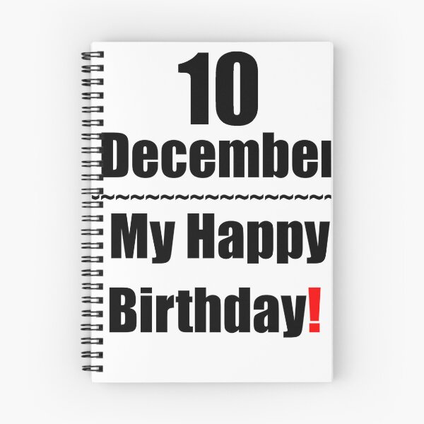 Item preview, 10 December Birthday designed and sold by ariksworld.